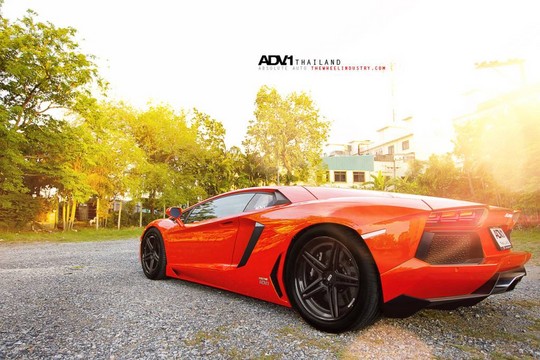Aventador ADV1 7 at Pictorial: Lamborghini Aventador On ADV1 Wheels