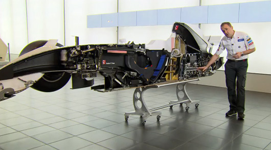Cutaway F1 Race Car at Sauber Reveals Cutaway F1 Race Car
