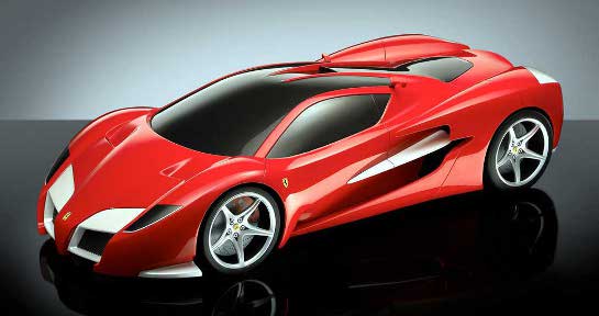 Ferrari F70 at The Rise of Green Supercars