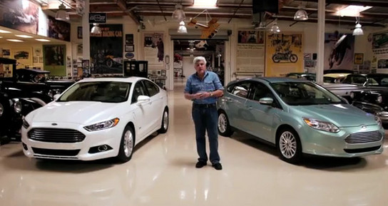 Jay ford electric at Ford Focus Electric and Fusion Hybrid at Jay Lenos Garage