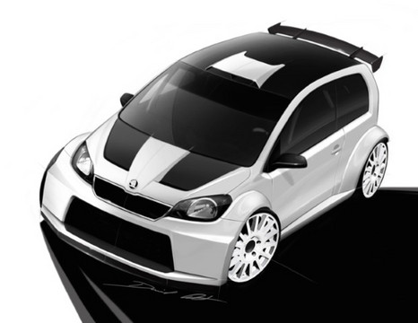 SKODA Citigo Rally concept at Skoda Citigo Rally Concept Teased For Worthersee
