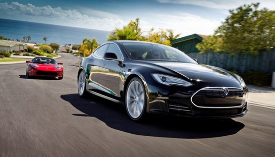tesla model s at Tesla Model S Comes Weeks Ahead Of Schedule