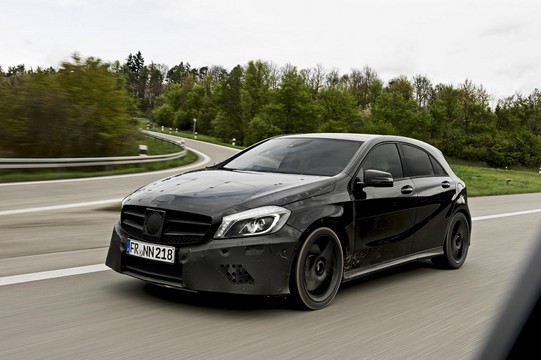 Mercedes A45 AMG 2 at Mercedes A45 AMG Revealed In Prototype Form