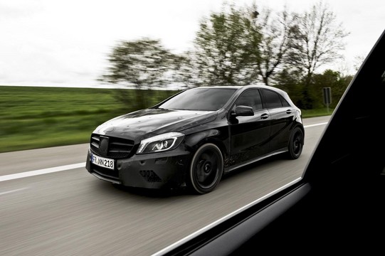 Mercedes A45 AMG 5 at Mercedes A45 AMG Revealed In Prototype Form