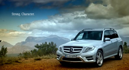 Mercedes GLK Character at 2013 Mercedes GLK Strong Character Commercial