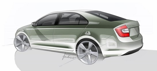 Production Skoda Rapid 2 at Production Skoda Rapid Previewed