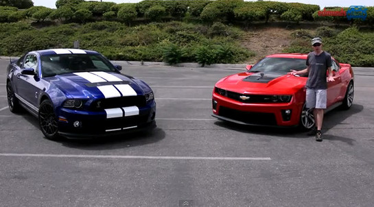 ZL1 vs GT500 at Track Test: Shelby GT500 vs Camaro ZL1