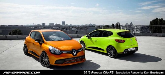 2013 clio rs at Rendering: 2013 Renault Clio RS