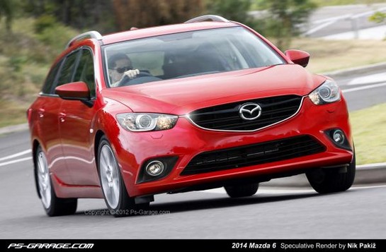 2014 Mazda 6 at Rendering: New Generation Mazda6