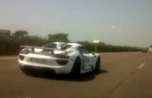918 Spain at Three Porsche 918 Spyders Spotted In Spain