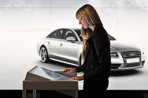 Audi City 1 at Audi City: First Digital Showroom Opens In London