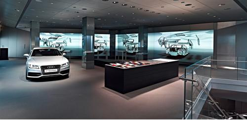 Audi City 2 at Audi City: First Digital Showroom Opens In London