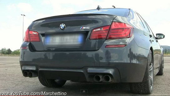 BMW M5 F10 at Two Minutes of Pure BMW M5 F10 Exhaust Noise!