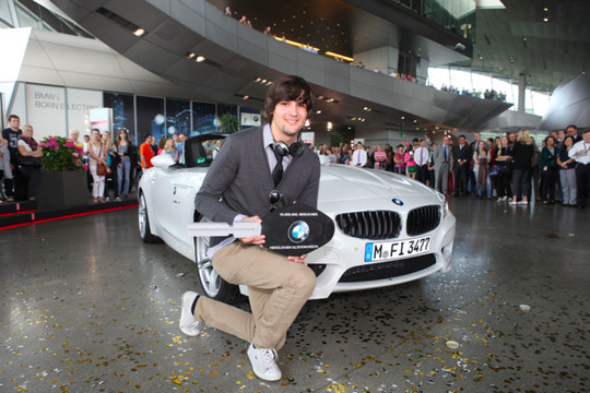 BMW Welt Visitor at BMW Welts 10 millionth Visitor Gets A Free Car