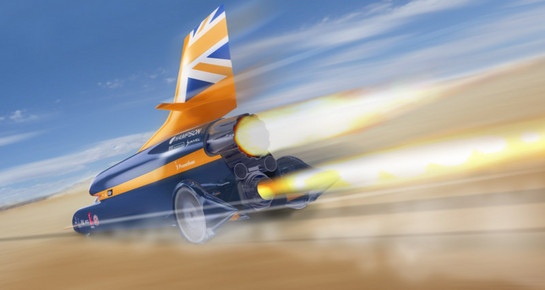 Desert Race Track 1 at BLOODHOUND Passes First Rocket Test