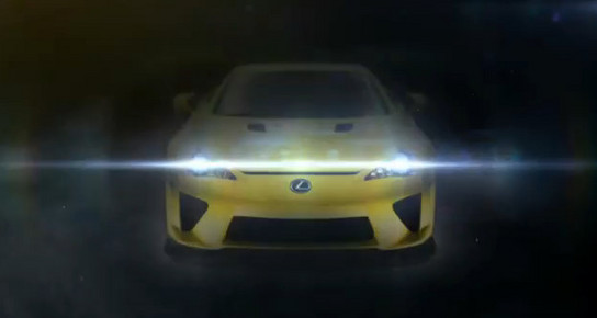 LFA teaser at Mysterious Lexus LFA Teased In Video