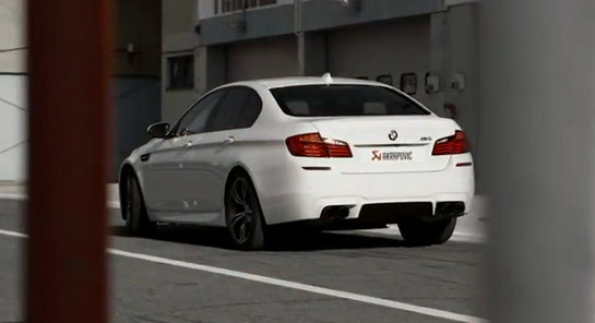 M5 Akrapovic at Soundcheck: BMW M5 F10 with Akrapovic Exhausts