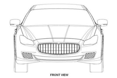 Maserati Quattroporte Patent 1 at New Maserati Quattroporte Patents Leaked