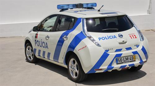 Nissan LEAF Patrol Car 2 at Nissan LEAF Patrol Car For Portuguese Police