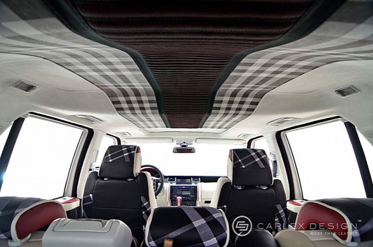 Range Rover with Burberry Interior 5 at Carlex Range Rover with Burberry Interior