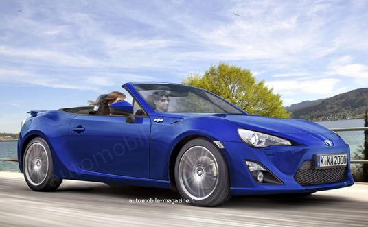 Toyota GT86 Cabriolet 1 at Renderings: Toyota GT86 Cabriolet