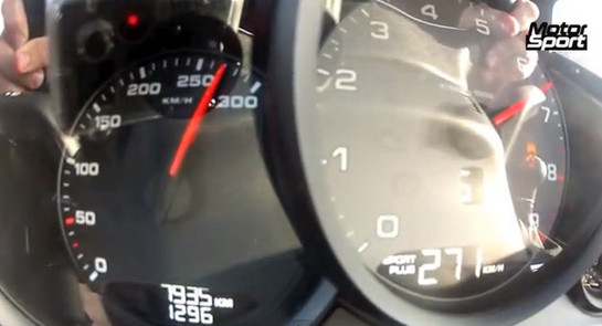 981 test at Porsche Boxster S 0 270 km/h Test   Video