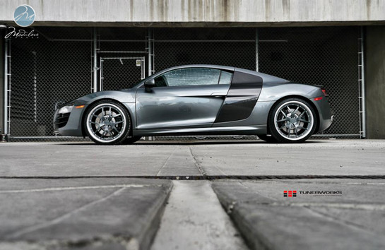 Audi R8 V10 Modulare 2 at Tunerworks Audi R8 V10 with Modulare Wheels