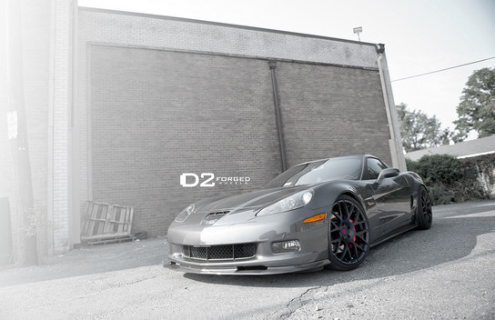 D2 Forged Corvette 2 at Corvette Z06 with D2Forged Wheels