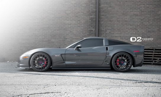 D2 Forged Corvette 3 at Corvette Z06 with D2Forged Wheels