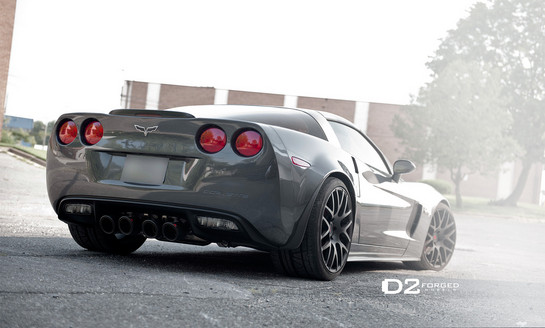D2 Forged Corvette 4 at Corvette Z06 with D2Forged Wheels