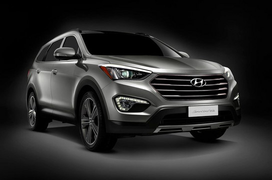 Hyundai Santa Fe at 2013 Hyundai Santa Fe Detailed In New Videos