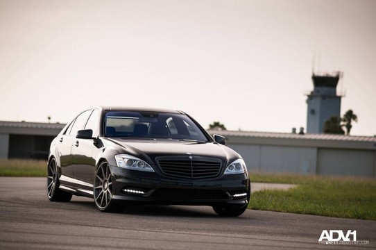 Mercedes S63 AMG with ADV1 Wheels 2 at Mercedes S63 AMG with ADV1 Wheels