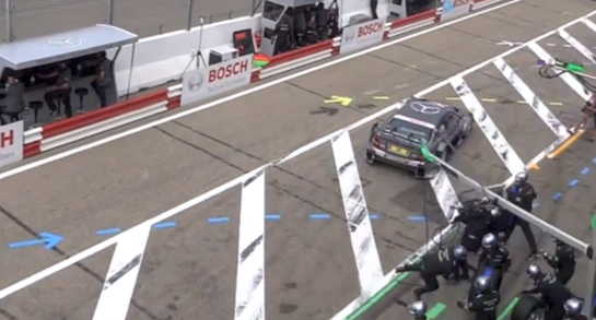 Ralf Schumacher DTM Crash Ralf Schumacher DTM Crash at Video: Ralf Schumachers DTM Pit Accident