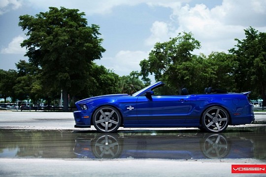 Shelby GT500 Convertible Vossen 3 at Shelby GT500 Convertible with Vossen Wheels