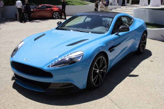 Vanquish blue at Video: Aston CEO Revving The Vanquish