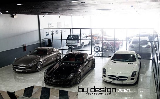bydesign sls 6 at ByDesign Mercedes SLS with ADV1 Wheels