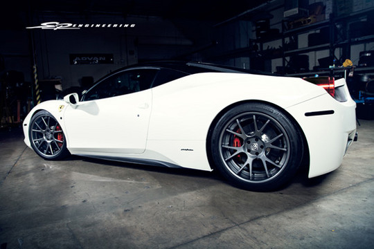 jess 458 3 at Eye Candy: SP Engineering Ferrari 458 and Jessica Weaver