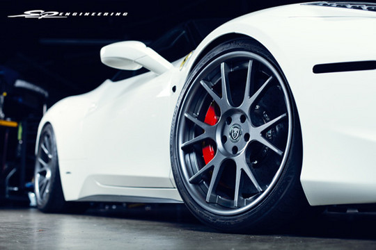 jess 458 4 at Eye Candy: SP Engineering Ferrari 458 and Jessica Weaver