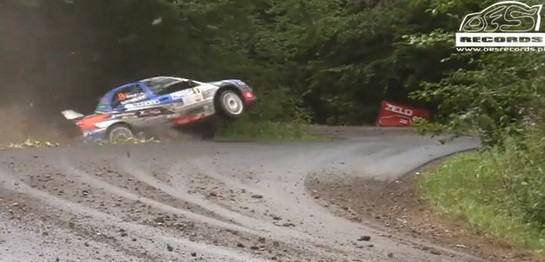 lancer save at Video: Awesome Rally Save In Mitsubishi Evo