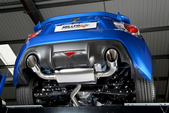 milltek brz exhaust 2 at Milltek Performance Exhaust For Toyota GT86