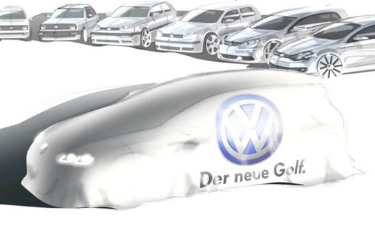 new golf teaser at 2014 VW Golf First Details Revealed In Teaser Video