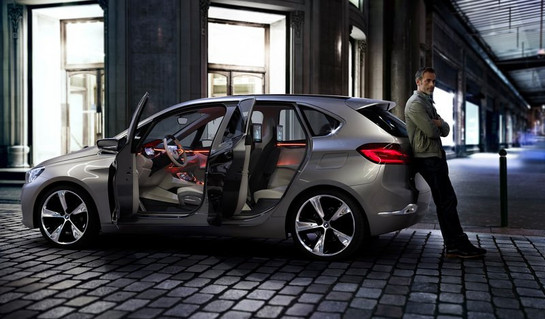 Active Tourer at BMW Concept Active Tourer Explained In Video