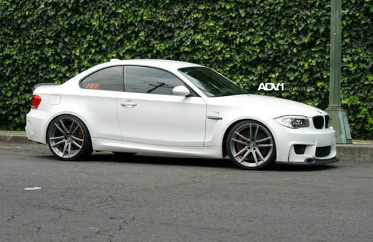 BMW 1M ADV1 1 at BMW 1M Coupe on 20 inch ADV1 Wheels