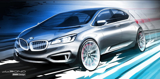 BMW Active Tourer Concept at xDrive BMW 1 Series Set For Paris Debut