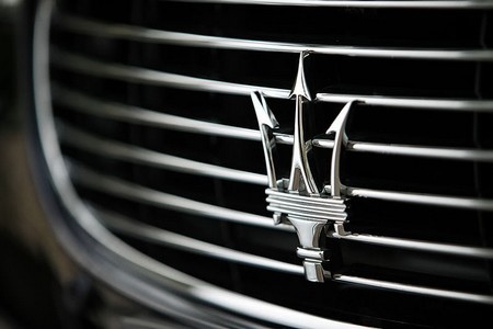 MASERATI logo at Maserati History & Photo Gallery