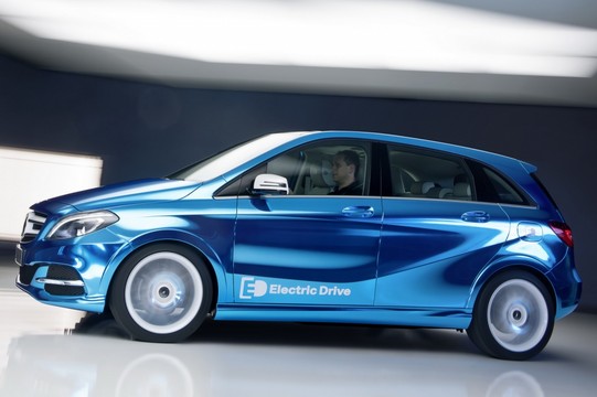Mercedes B Class Electric Drive at Mercedes B Class Electric Drive Concept Revealed