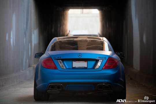 Mercedes CL63 on ADV1 Wheels 6 at Cool: Matte Blue Mercedes CL63 on ADV1 Wheels