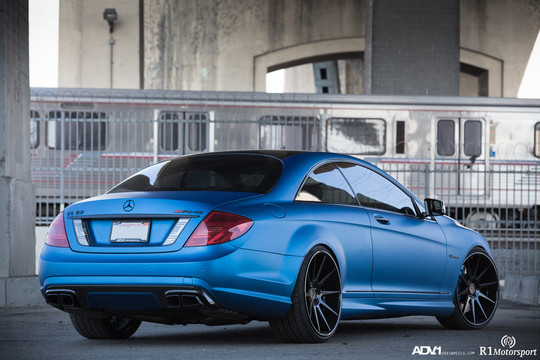 Mercedes CL63 on ADV1 Wheels 7 at Cool: Matte Blue Mercedes CL63 on ADV1 Wheels