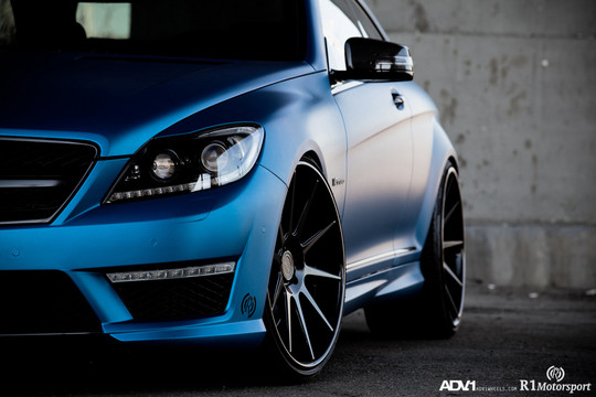Mercedes CL63 on ADV1 Wheels 8 at Cool: Matte Blue Mercedes CL63 on ADV1 Wheels