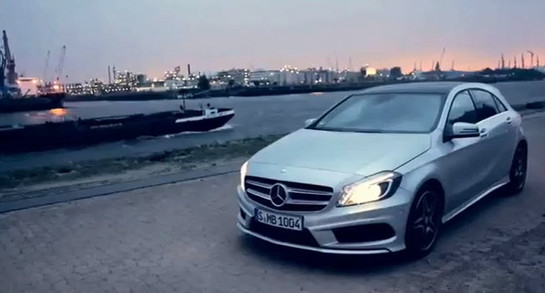 a calss ad at 2013 Mercedes A Class Arrival Star Commercial